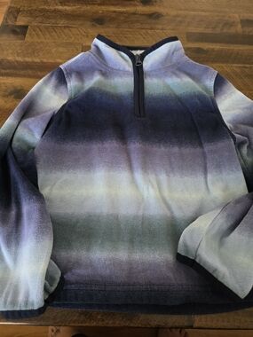 OshKosh B'gosh Kids Ombre Quarter-Zip Pullover - Blue, Green, Gray